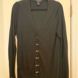 White House black market long cardigan